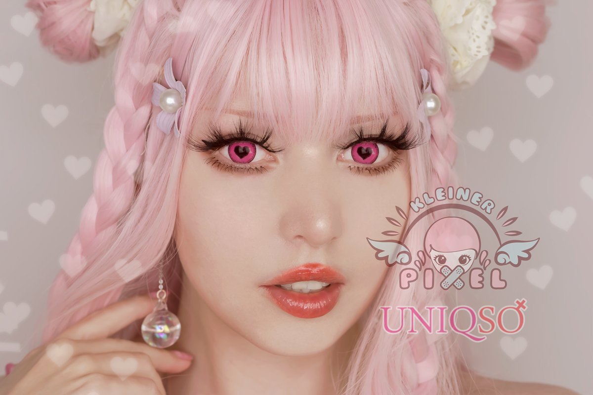 Anime Yandere Pink by KleinerPixel - Pink Contacts Cosplay – UNIQSO Express