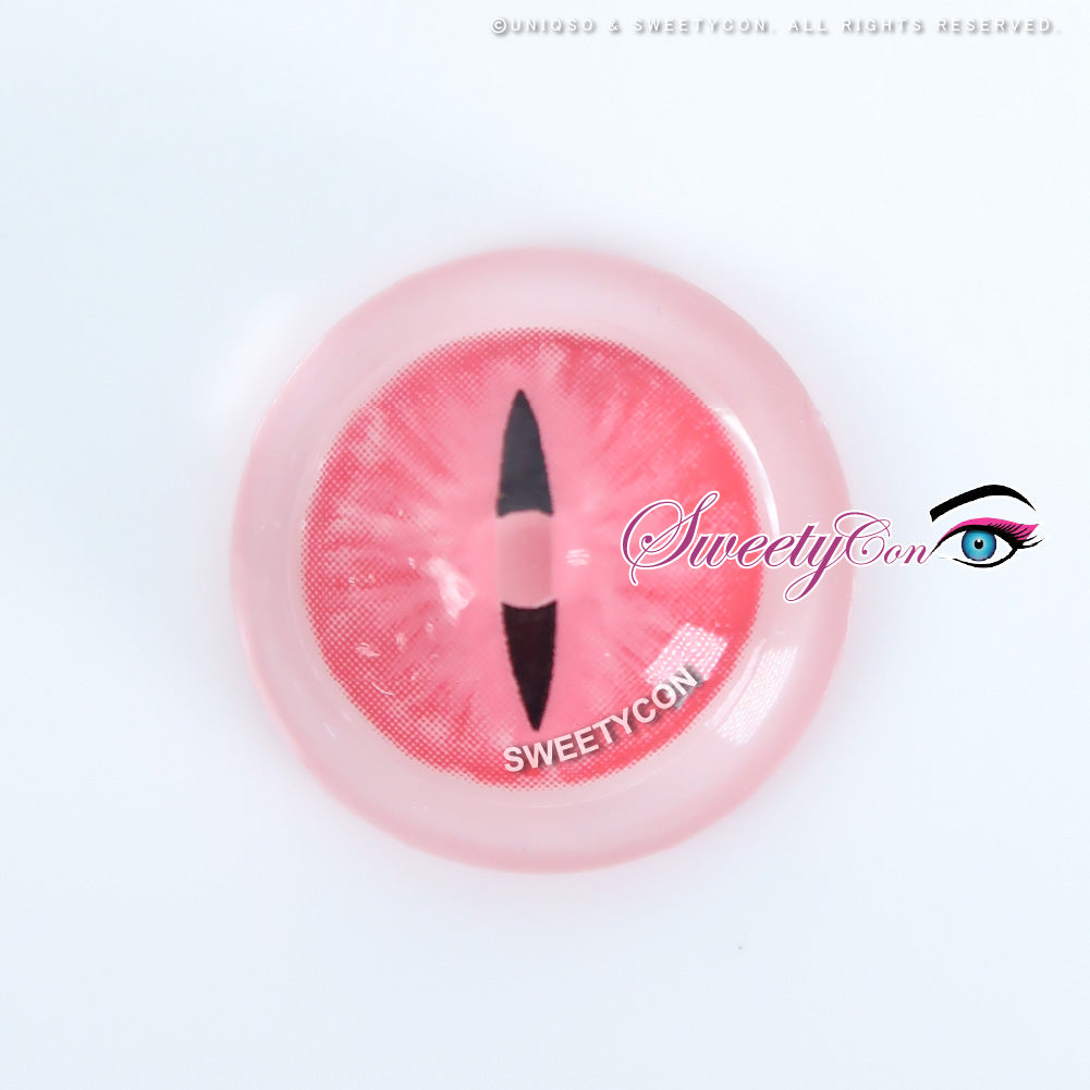 Sweety Lens Pink Demon Eye / Cat Eye (New)