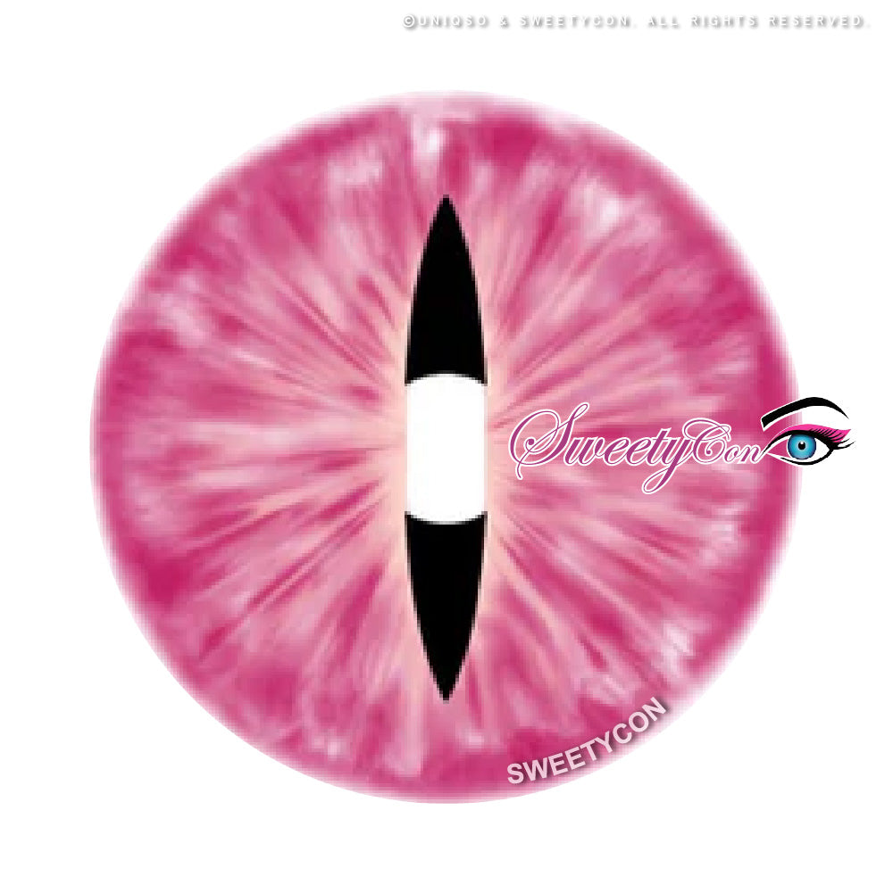 Sweety Lens Pink Demon Eye / Cat Eye (New)