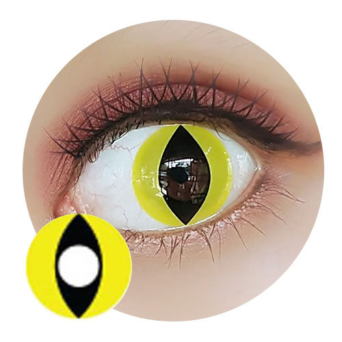 Sweety Crazy Yellow Cat Eye