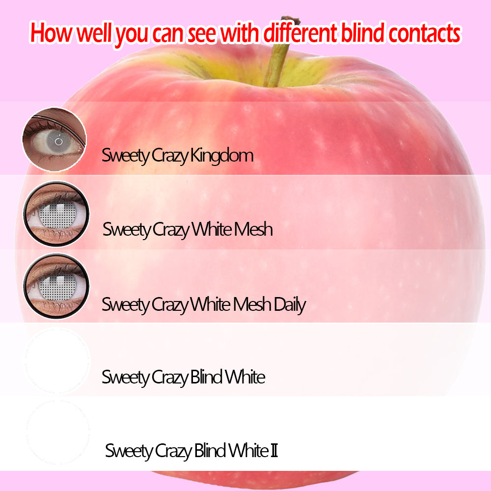 Sweety Crazy Blind White - 17mm