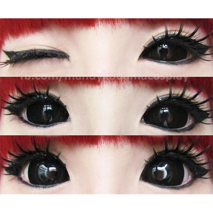 Sweety Black Sclera Lens Sabretooth/Blackout/Black