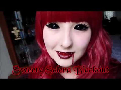 Sweety Black Sclera Lens Sabretooth/Blackout/Black