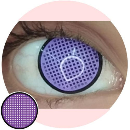 Sweety Crazy Lens - Violet Mesh with Black Rim