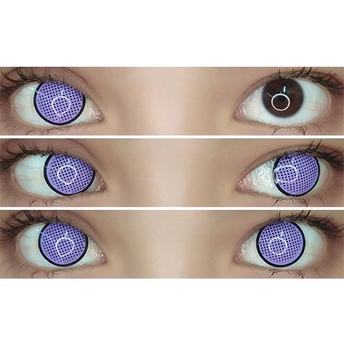 Sweety Crazy Lens - Violet Mesh with Black Rim