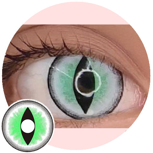 Sweety Crazy Lens - Sexy Cat Eye Green