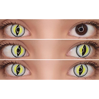 Sweety Crazy Lens - Sexy Cat Eye Yellow